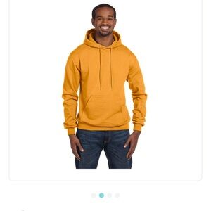 Champion yellow hoodie